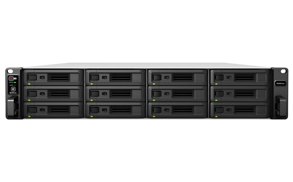 Synology RS3621xs+   2U, 12x SATA, 8GB DDR4, 2x USB 3.0, 4x Gb LAN,  2x 10Gb LAN, 2x PCIe