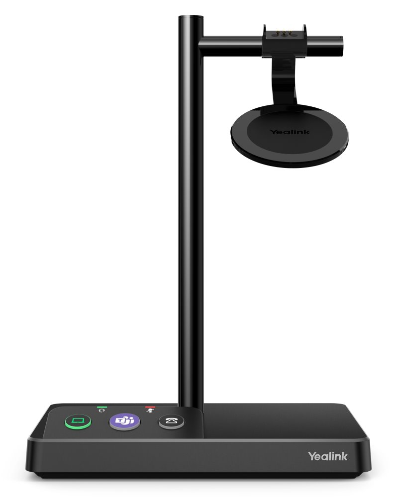 Yealink WH62 Dual náhlavní souprava, DECT, dvouušní, bezdrátové, MS Teams, základnová stanice