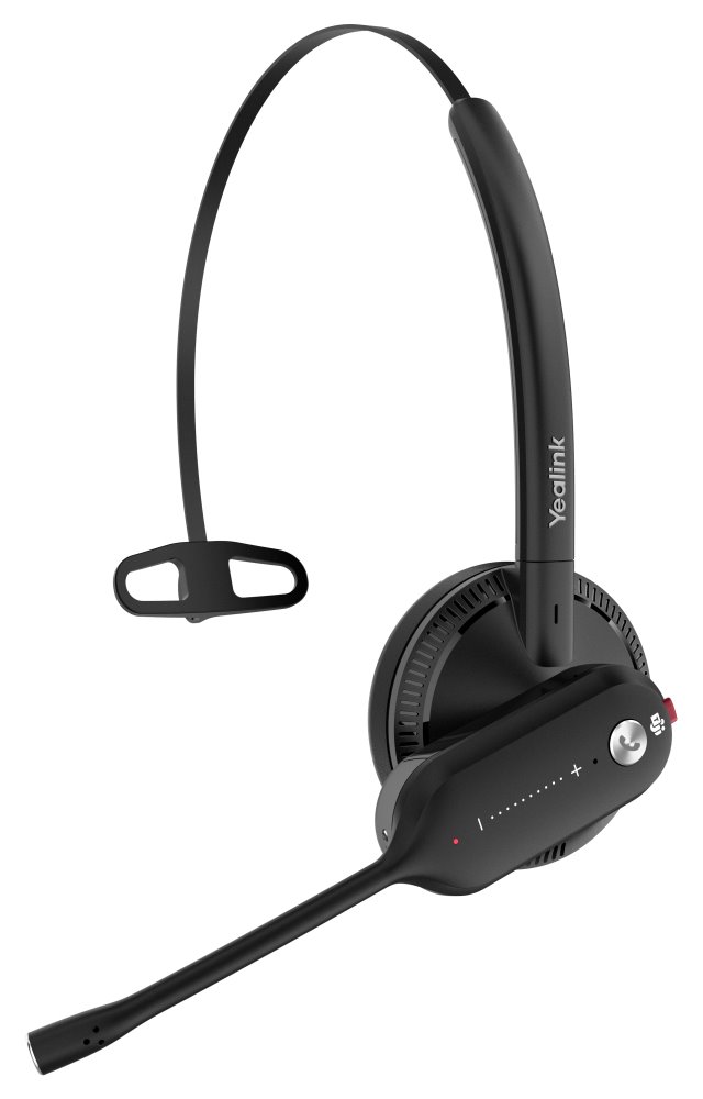 Yealink WH63 náhlavní souprava, DECT, jednoušní, bezdrátové, MS Teams, základnová stanice