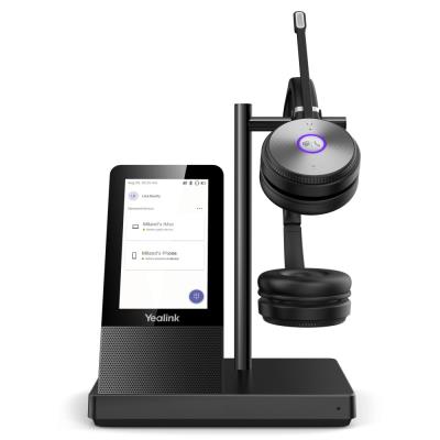 Yealink WH66 Dual náhlavní souprava, DECT, dvouušní, bezdrátové, MS Teams, multifunkční základnová stanice