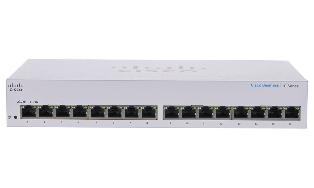 Cisco CBS110-16T-EU 16-port GE Unmanaged Switch