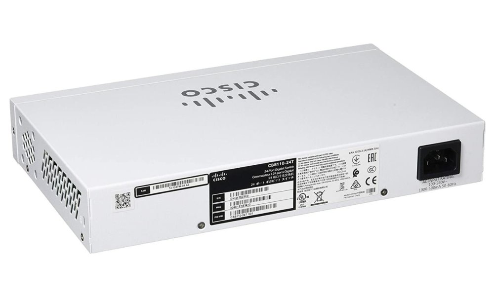 Cisco CBS110-24T-EU 24-port GE Unmanaged Switch, 2x 1G SFP Shared