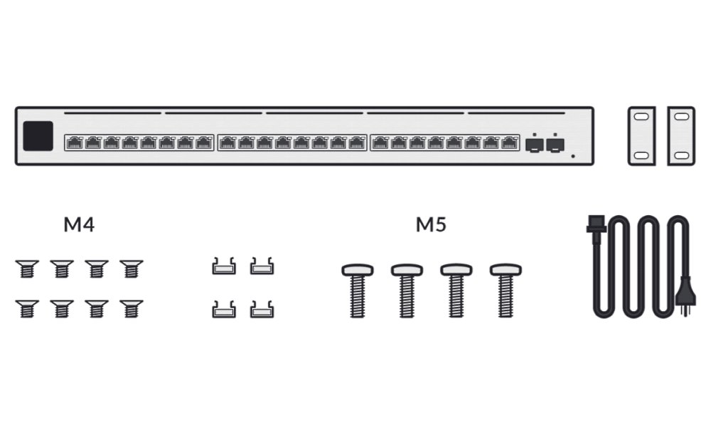 Ubiquiti UniFi Switch Enterprise 24 PoE - 12x 2.5GbE, 12x GbE, 2x SFP+, PoE+ (PoE budget 400W)