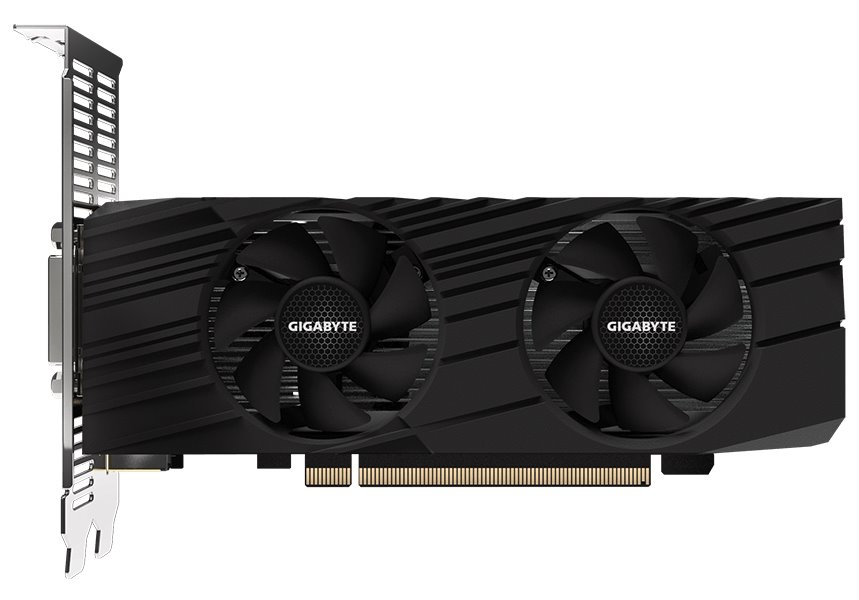 GIGABYTE GeForce GTX 1650 D6 OC Low Profile 4G / 4GB GDDR6 / PCI-E / DVI-D / 2x HDMI / DP