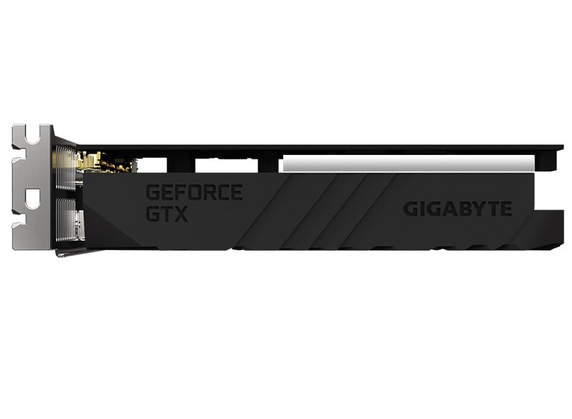 GIGABYTE GeForce GTX 1650 D6 OC Low Profile 4G / 4GB GDDR6 / PCI-E / DVI-D / 2x HDMI / DP