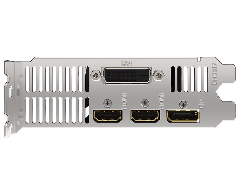 GIGABYTE GeForce GTX 1650 D6 OC Low Profile 4G / 4GB GDDR6 / PCI-E / DVI-D / 2x HDMI / DP