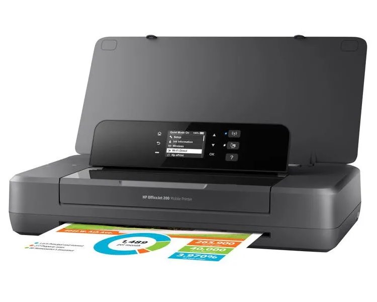 HP Officejet 200 mobilní tiskárna/ A4/ 10/7 ppm/ USB/ wifi