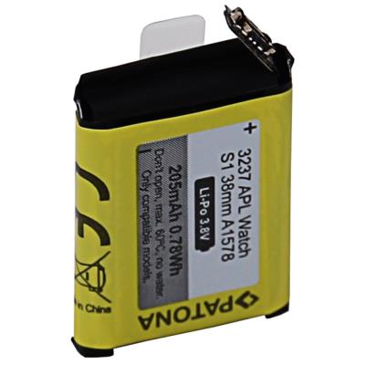 PATONA baterie pro chytré hodinky Apple Watch 1 205mAh A1578 38mm