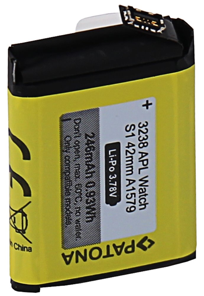 PATONA baterie pro chytré hodinky Apple Watch 1 246mAh A1579 42mm