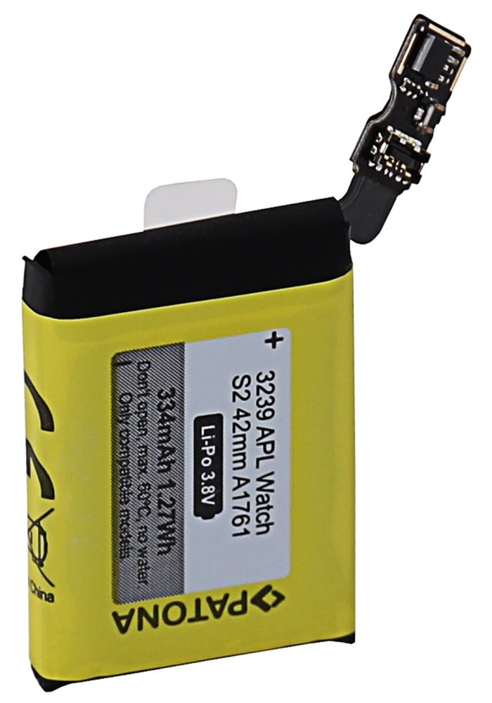 PATONA baterie pro chytré hodinky Apple Watch 2 334mAh A1761 42mm
