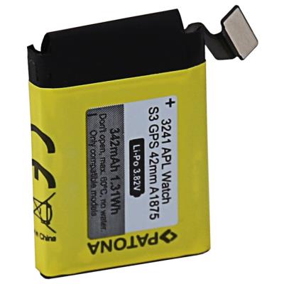 PATONA baterie pro chytré hodinky Apple Watch 3 GPS 342mAh A1875 42mm