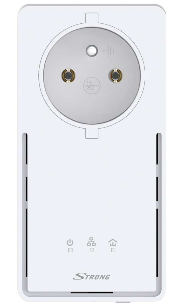 STRONG sada 2 adaptérů Powerline 2000 DUO FR/ 2000 Mbit/s/ 1x LAN/ bílý