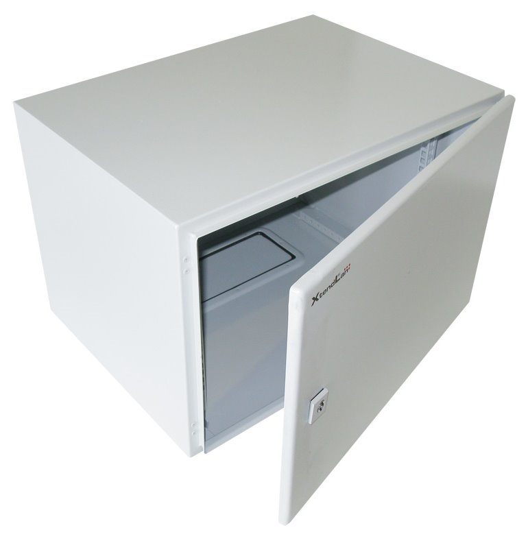 XtendLan Venkovní rozvaděč pro 19", 8U, hloubka 450mm, IP55, šedý