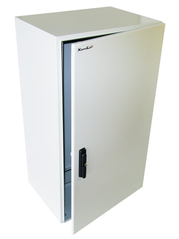 XtendLan Venkovní rozvaděč pro 19", 22U, hloubka 450mm, IP55, 3-bodový zámek, šedý