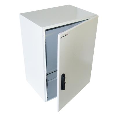 XtendLan Venkovní rozvaděč pro 19", 17U, hloubka 450mm, IP55, 3-bodový zámek, šedý