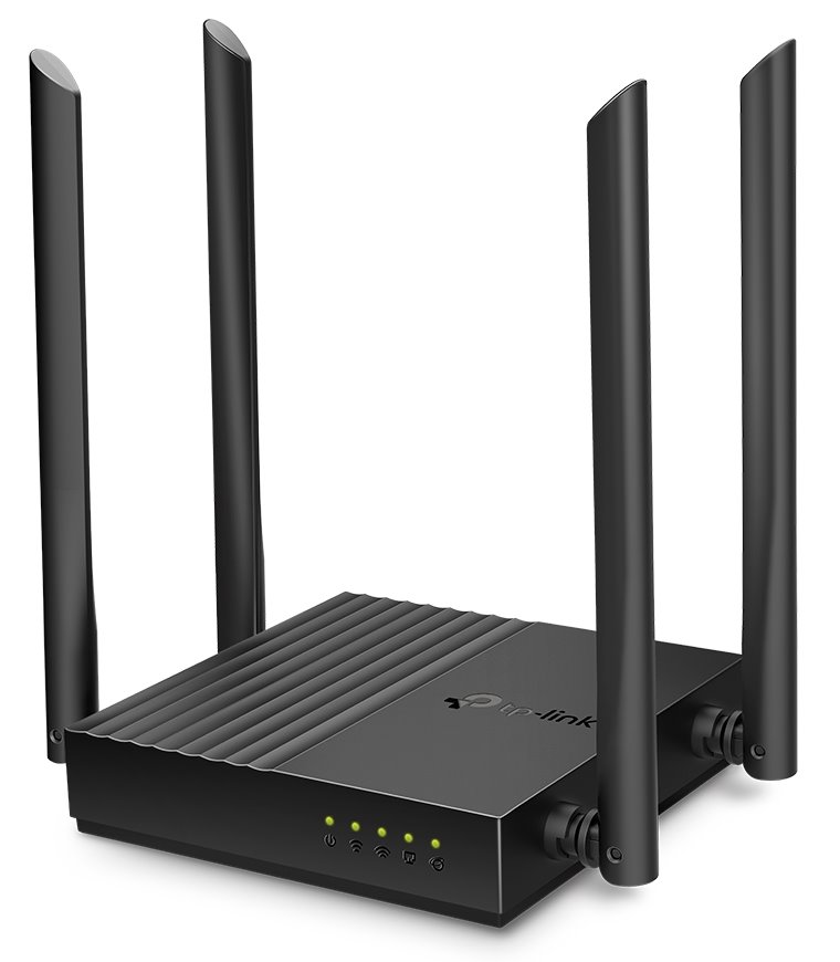 TP-Link Archer C64 AC1200 DualBand WiFi Router / 4x LAN /1x WAN / ac/a/b/n/g/ napájení 12V