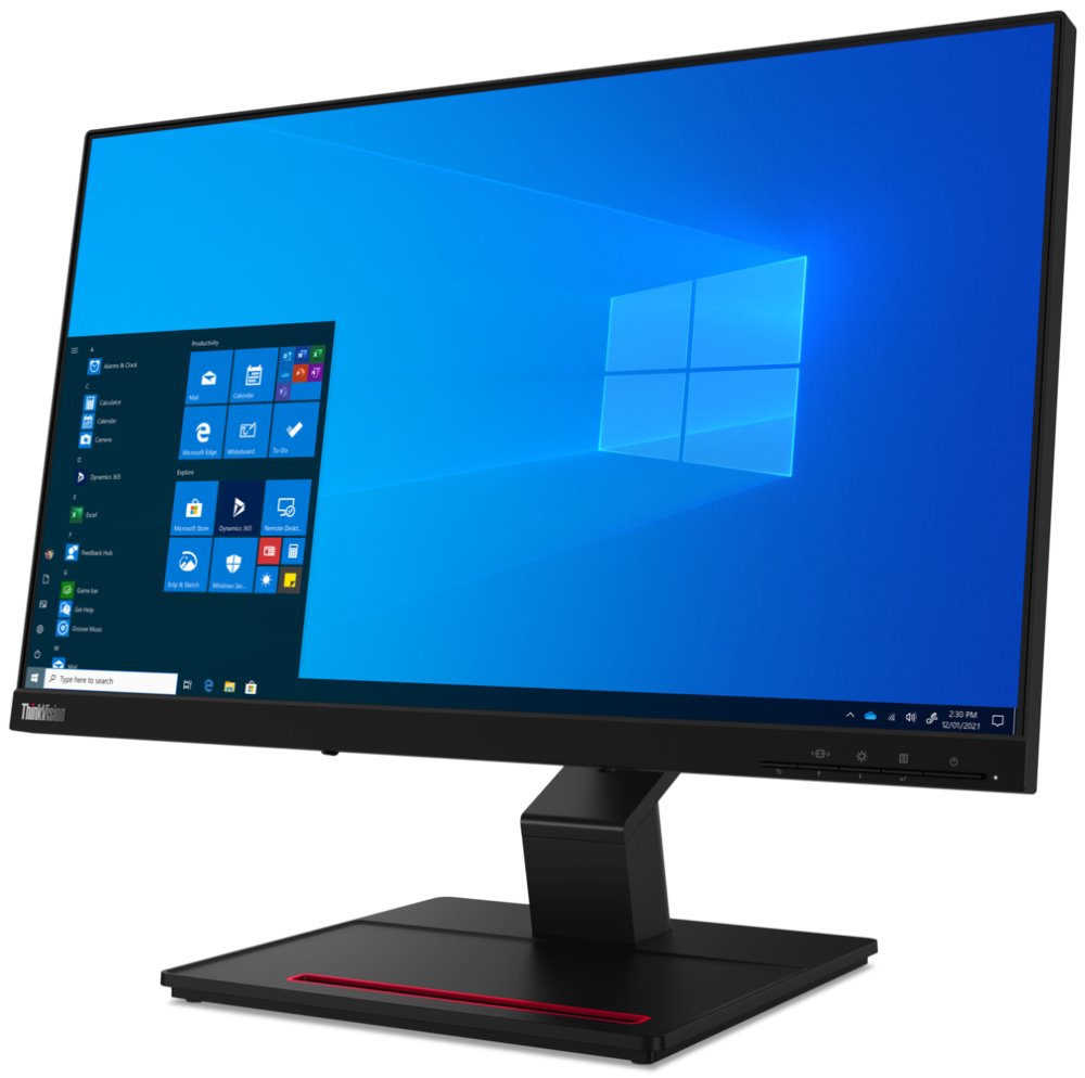 Lenovo T24t-20/ 23,8" IPS touch/ 16:9/ 1920 x 1080 FHD/ 300cd/m2/ 1000:1 / 4ms/ HDMI/ DP/ USB/USB-C / černý