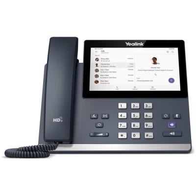 Yealink MP56 IP telefon, 7" barevný IPS LCD dotykový displej, BT+WiFi, 2x GbE RJ45, PoE, Teams/SfB