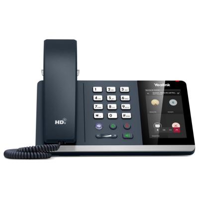 Yealink MP54 IP telefon, 4" barevný LCD dotykový displej, 2x GbE RJ45, PoE, Teams/SfB