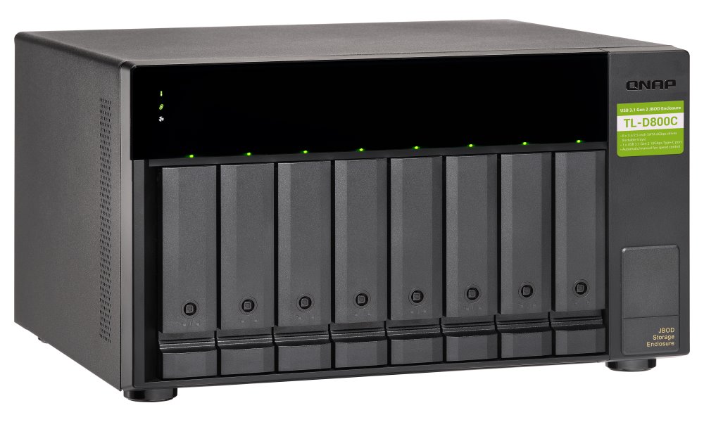 QNAP TL-D800C - rozšiřující jednotka JBOD USB 3.2 (8x SATA), desktop