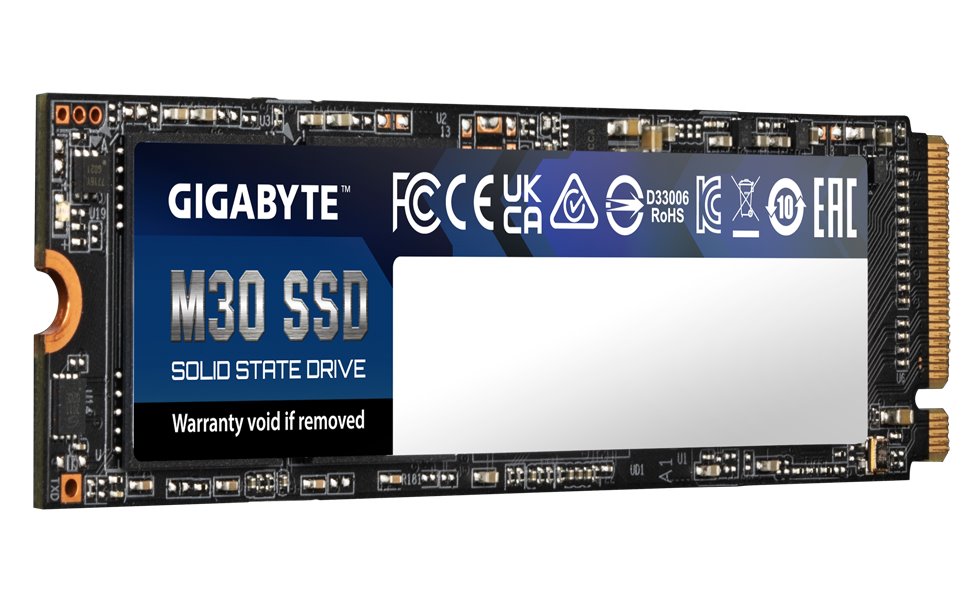 GIGABYTE M30 SSD 1TB / Interní / M.2 PCIe Gen 3 x 4 NVMe 1.3 / 2280 / 3D TLC
