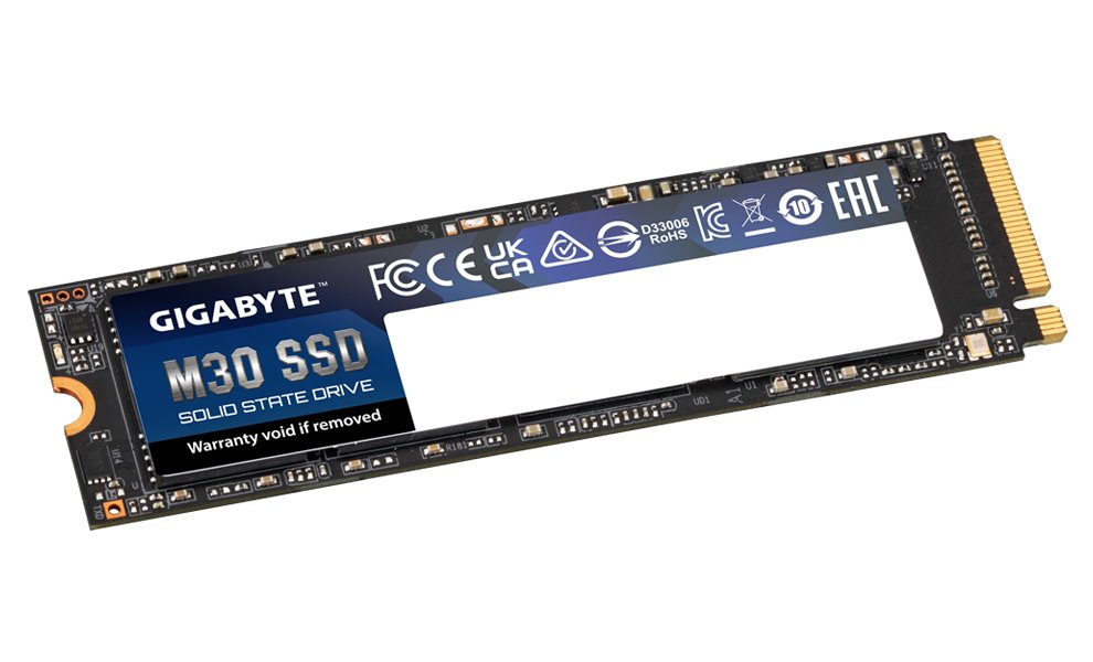 GIGABYTE M30 SSD 1TB / Interní / M.2 PCIe Gen 3 x 4 NVMe 1.3 / 2280 / 3D TLC