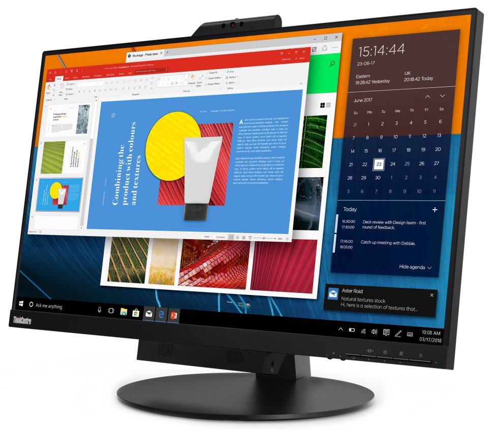 Lenovo TIO27-Monitor refresh/ 27'' IPS/ 16:9/ 2560 x 1440 QHD/ 350cd/m2/ 1000:1 / 4ms/ HDMI/ DP/ USB/ PIVOT/ VESA/