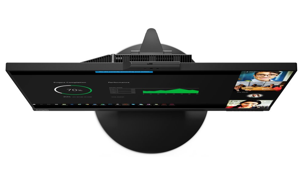 Lenovo TIO27-Monitor refresh/ 27'' IPS/ 16:9/ 2560 x 1440 QHD/ 350cd/m2/ 1000:1 / 4ms/ HDMI/ DP/ USB/ PIVOT/ VESA/