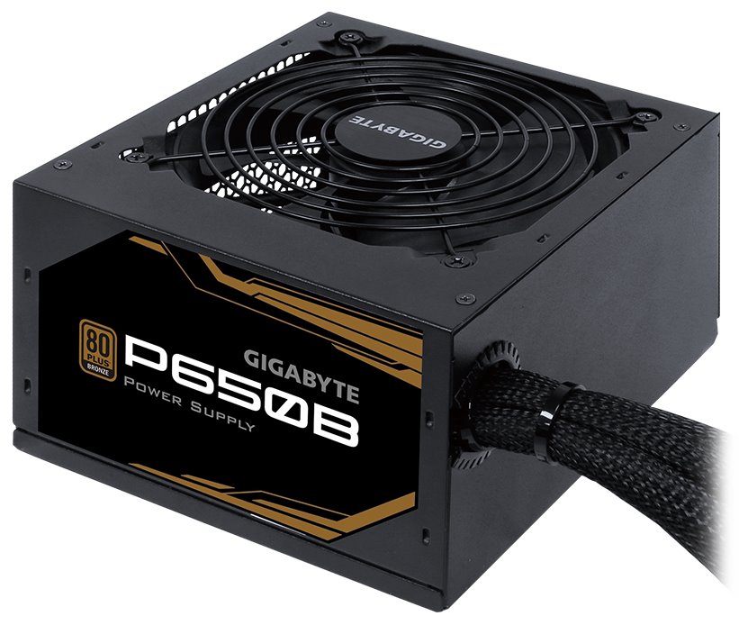 GIGABYTE zdroj P650B / 650W / 80 PLUS Bronze / ATX / 120mm fan / akt. PFC