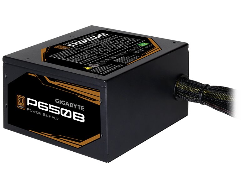 GIGABYTE zdroj P650B / 650W / 80 PLUS Bronze / ATX / 120mm fan / akt. PFC