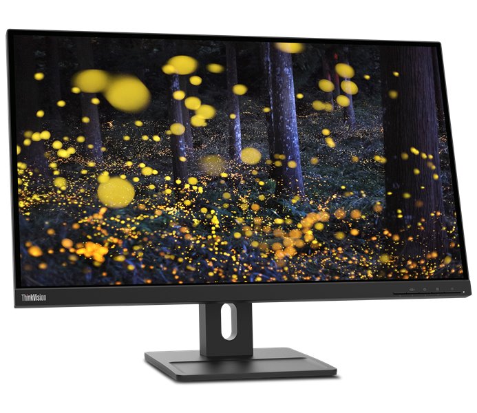 Lenovo E27q-20/ 27" IPS/ 16:9/ 2560 x 1440 QHD/ 350cd/m2/ 1000:1 / 4ms/ HDMI/ DP/ PIVOT/ VESA/ černý