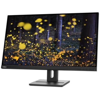 Lenovo E27q-20/ 27" IPS/ 16:9/ 2560 x 1440 QHD/ 350cd/m2/ 1000:1 / 4ms/ HDMI/ DP/ PIVOT/ VESA/ černý