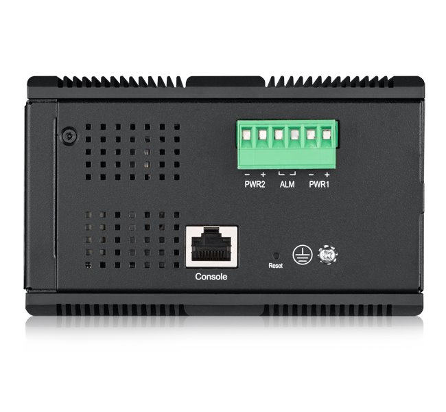 Zyxel RGS200-12P, 12 Port managed PoE Switch, 240 Watt PoE, DIN Rail, IP30, 12-58V DC