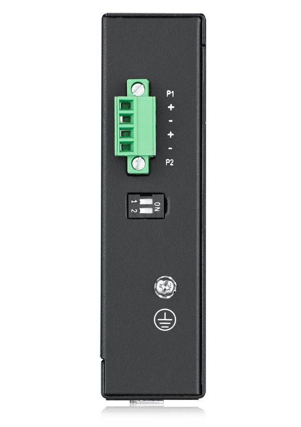 Zyxel RGS100-5P, 5  Port unmanaged PoE Switch, 120 Watt PoE, DIN Rail, IP30, 12-58V DC