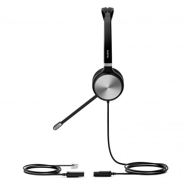 Yealink YHS36, náhlavka, dvouušní, vč.redukce RJ9 (tel.Yealink)