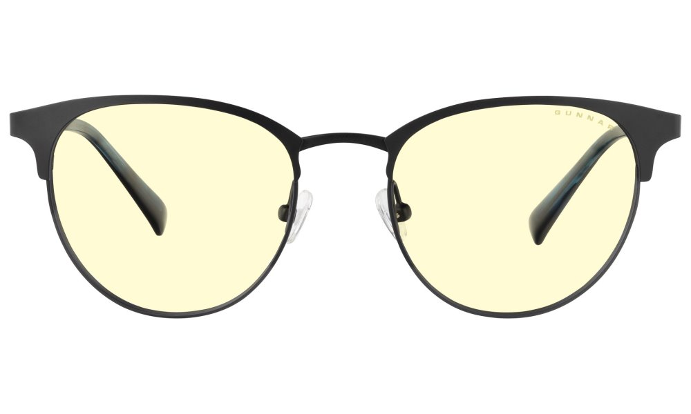 GUNNAR kancelářske/herní brýle APEX ONYX/NAVY * jantárová skla * BLF 65 * GUNNAR focus