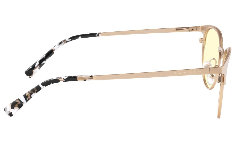 GUNNAR kancelářske/herní brýle APEX GOLD/MARBLE * jantárová skla * BLF 65 * GUNNAR focus