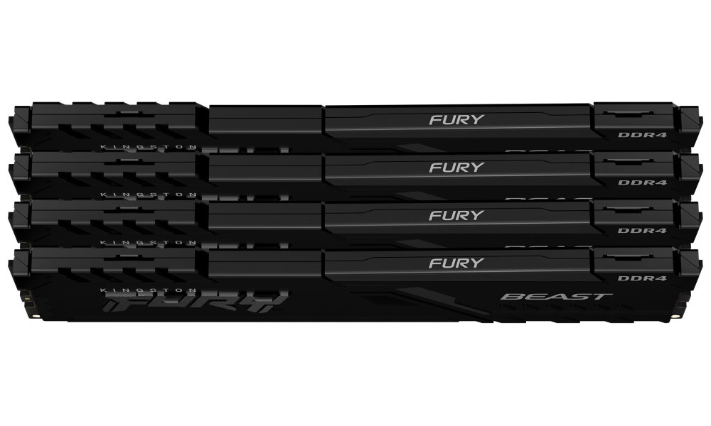 KINGSTON FURY Beast Black 128GB DDR4 3200MT/s / CL16 / DIMM / KIT 4x 32GB