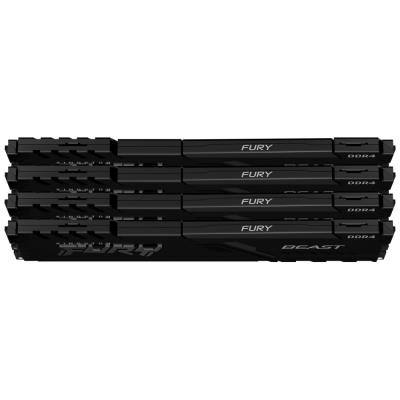 KINGSTON FURY Beast Black 64GB DDR4 3200MT/s / CL16 / DIMM / KIT 4x 16GB