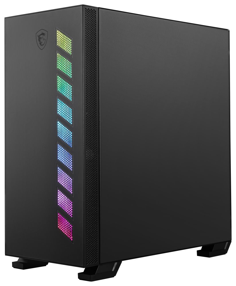 MSI skříň MAG VAMPIRIC 300R/ bez zdroje/ levé temp. sklo/ 1x 120mm ARGB fan/1x USB3.1 Type-C/2x USB3.0/ černá