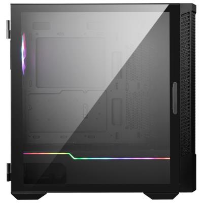 MSI skříň MPG VELOX 100P AIRFLOW/ bez zdroje/ levé temp. sklo/ 3x 120mm/ 1x 120mm ARGB/1x USB3.1 Type-C/2x USB3.0/ černá