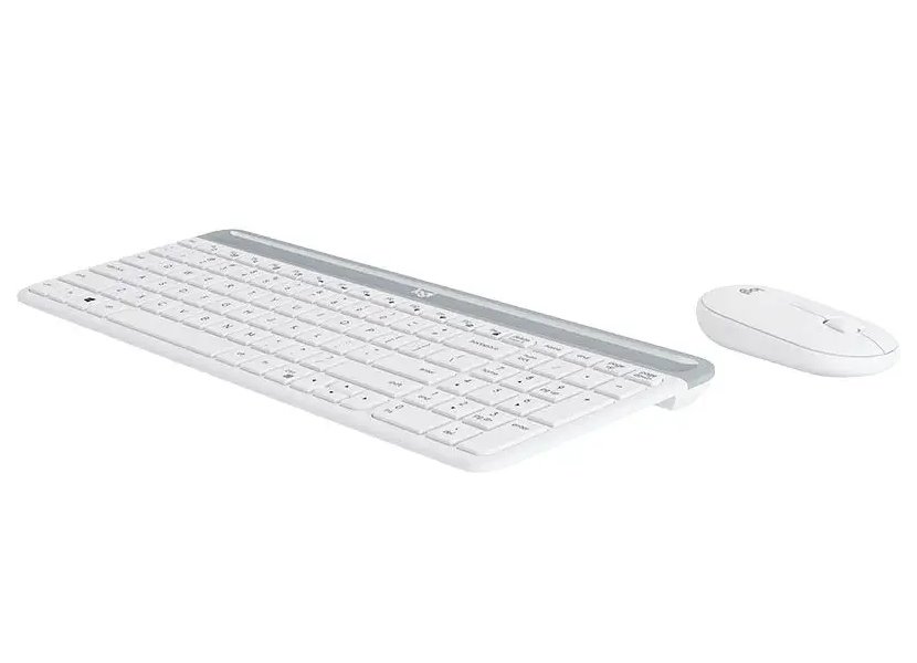 Logitech set klávesnice a myši MK470/ bezdrátový/ 2.4GHz/ USB přijímač/ US/ bílý