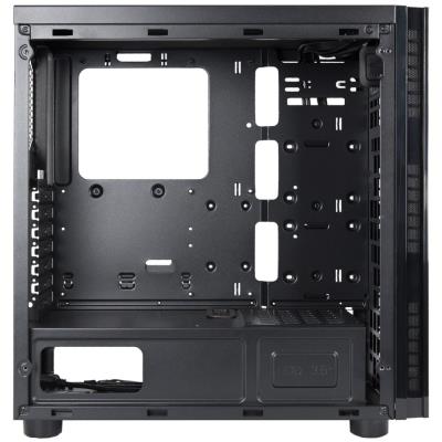 CHIEFTEC MidT Hawk AL-02B-OP / 2x USB 3.0/ 1x USB 2.0/ bez zdroje/ prosklená bočnice / černý