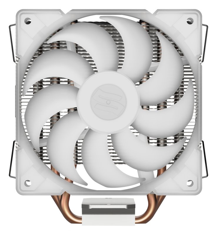 OPRAVENÉ - SilentiumPC chladič CPU Spartan 4 MAX EVO ARGB/ ultratichý/ 120mm fan/ 3 heatpipes/ PWM/ pro Intel i AMD