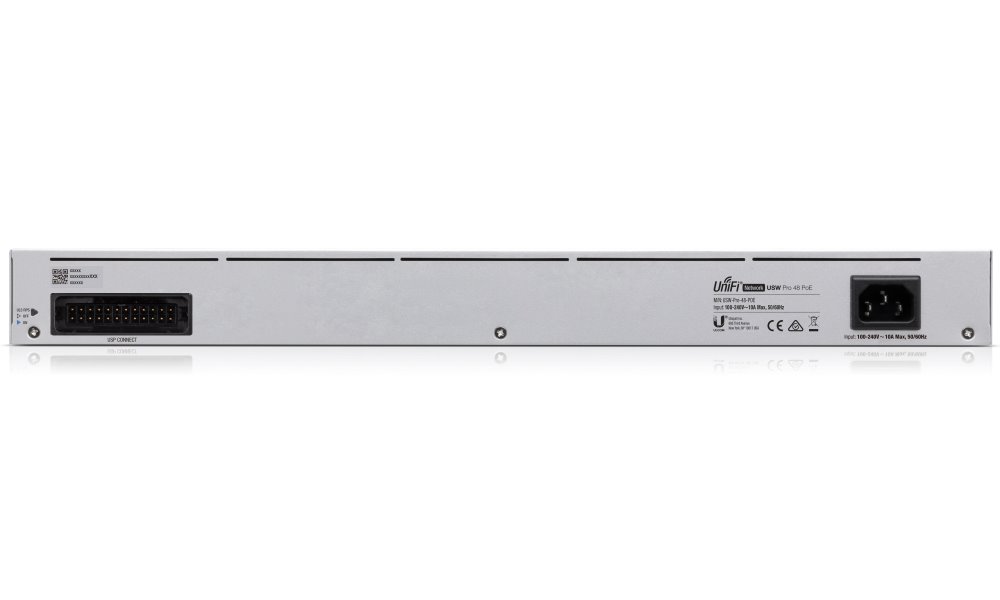 Ubiquiti UniFi Switch Pro 48 PoE - 48x GbE, 4x SFP+, 40x PoE+, 8x PoE++ (PoE budget 600W)