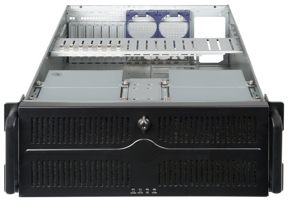 CHIEFTEC rack 19" 4U UNC-411E-B-OP / bez zdroje / USB 3.0 / černý