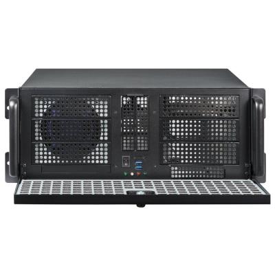 CHIEFTEC rack 19" 4U UNC-411E-B-600BDF / 600W zdroj / USB 3.0 / černý