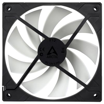 ARCTIC F12 black ventilátor 120mm / černobílý