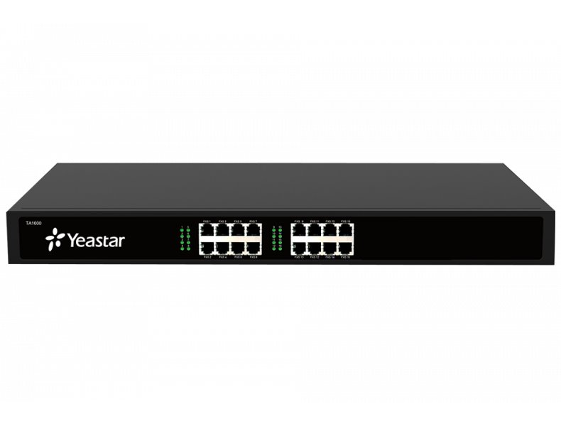 Yeastar NeoGate TA1600, 16 portová FXS brána, 1x RJ21, 1x LAN, rack provedení