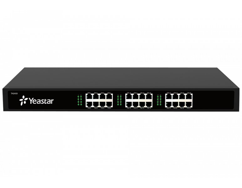 Yeastar NeoGate TA2400, 24 portová FXS brána, 1x RJ21, 1x LAN, rack provedení